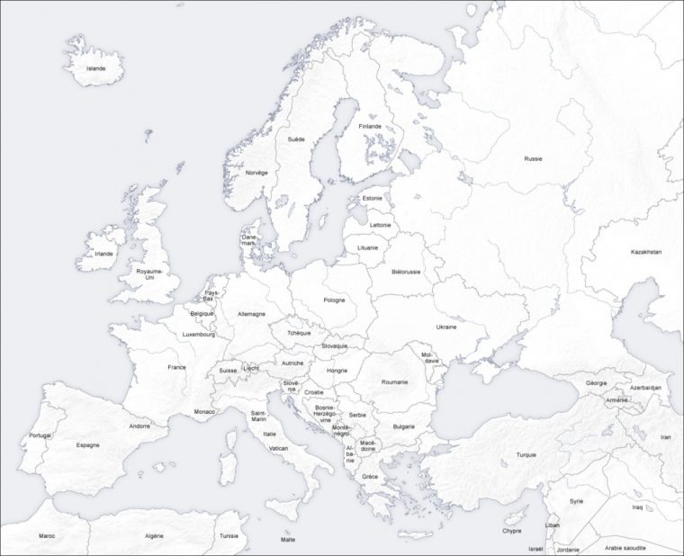 Alliances Militaires En Europe En 1914-1918. Source : Http tout Carte D Europe En Francais