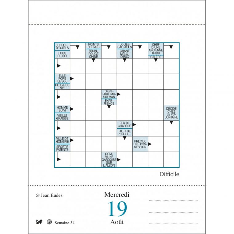 Almaniak Mots Fléchés 2020 pour Mots Croises Et Mots Fleches