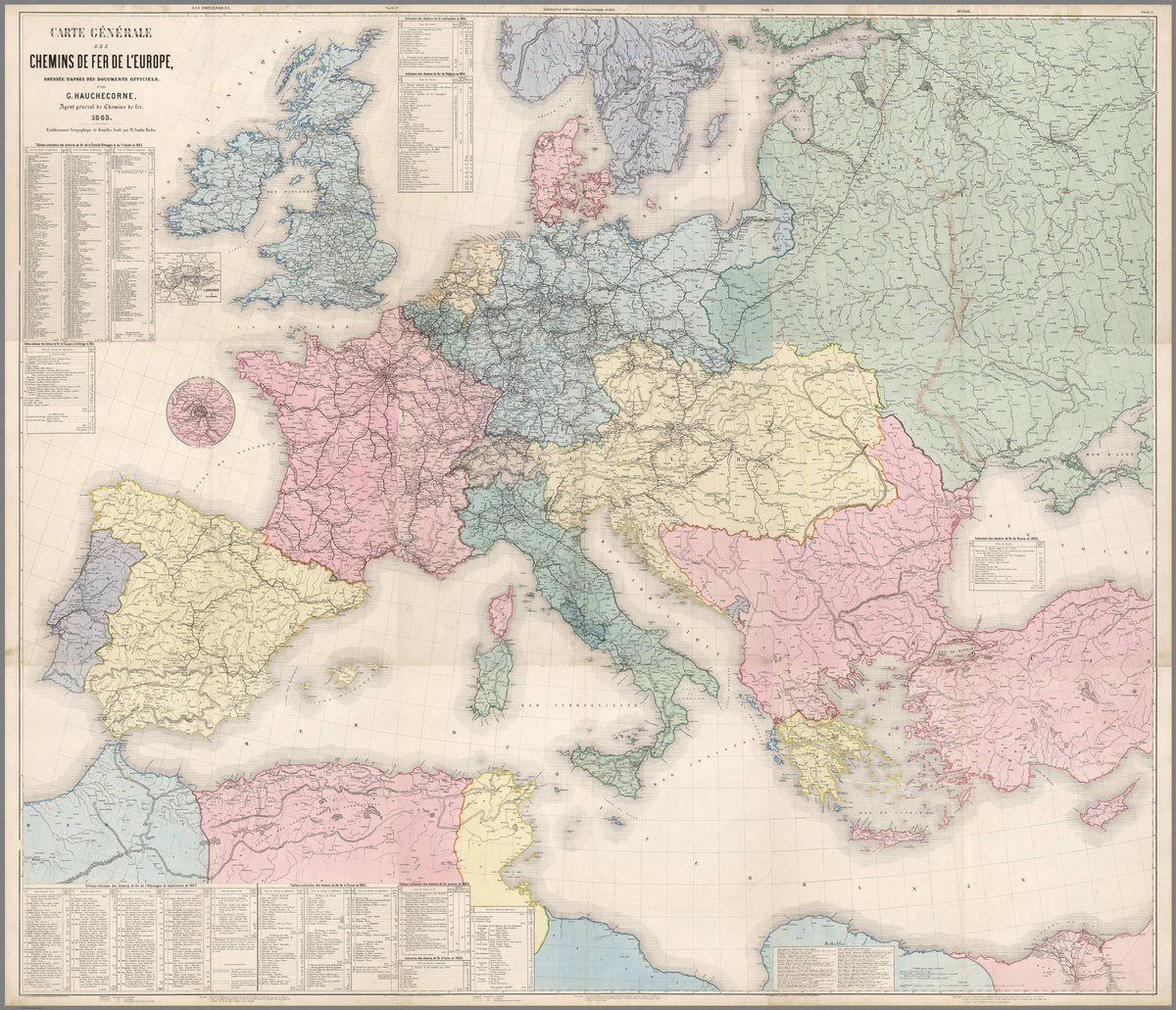 Alper Üçok On Twitter: &amp;quot;composite Railroad Map Of Europe In pour Carte De L Europe 2017 
