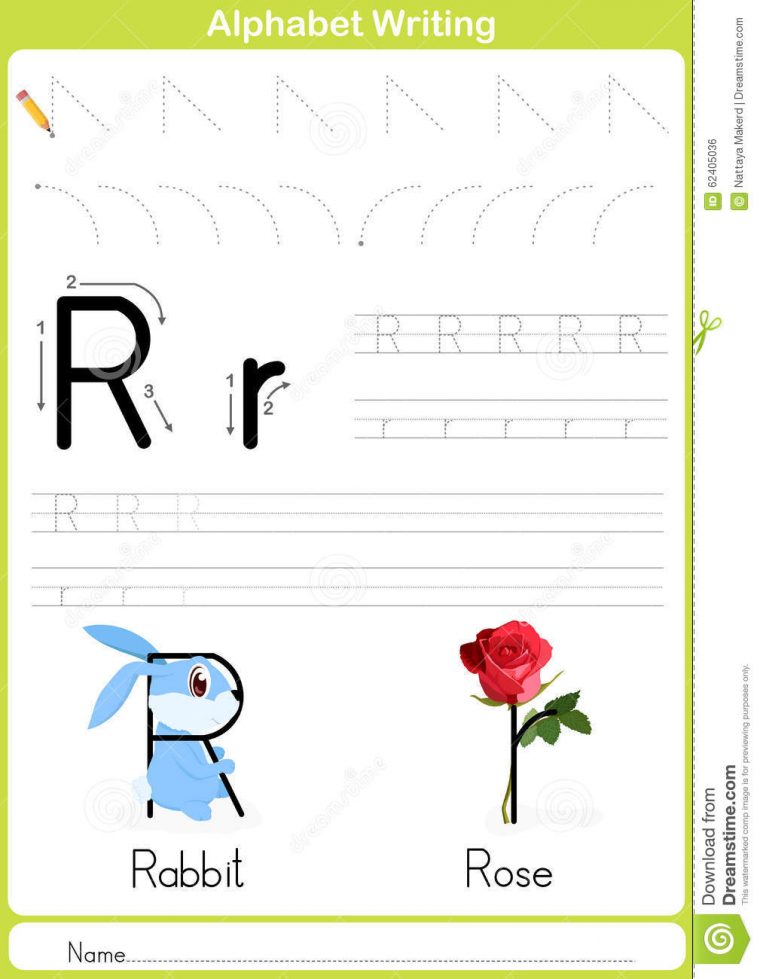 Alphabet A-Z Tracing Worksheet, Exercices Pour Des Enfants avec Alphabet Français À Imprimer