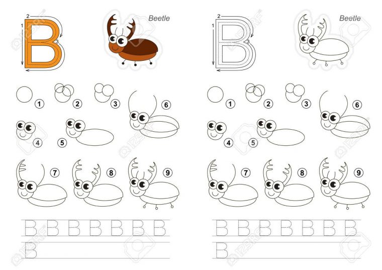 Alphabet Complet Illustré De Vecteur Avec Des Jeux Pour Enfants. Apprendre  L'écriture. Jeu Éducatif Facile Pour Les Enfants. Niveau Simple De encequiconcerne Jeux Pour Apprendre L Alphabet