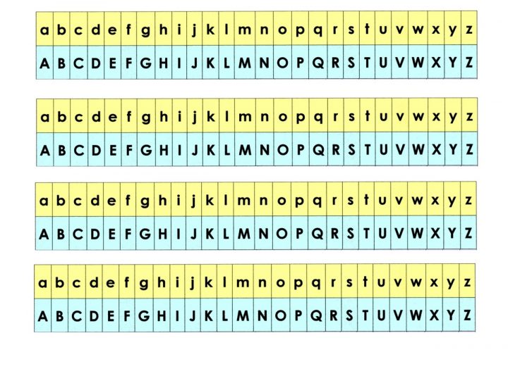 Alphabet Dans 2 Graphies: Script Et Majuscule – École avec Alphabet En Script