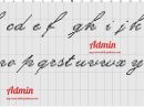 Alphabet Font Kunstler Script Lowercase 35X35 - 4000X2186 dedans Alphabet Script Minuscule