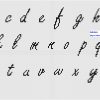 Alphabet Freestyle Script Font Lowercase Letters - Free destiné Alphabet En Script