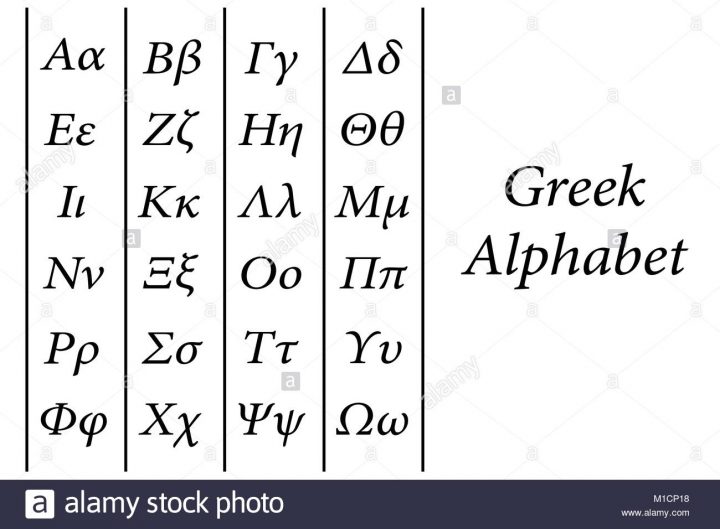 Alphabet Grec Vecteur Avec Les Lettres Majuscules Et pour Alphabet Majuscule Et Minuscule