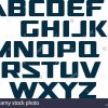 Alphabet Majuscule Numérique. Technologie Futuriste Font concernant Modele Alphabet Majuscule