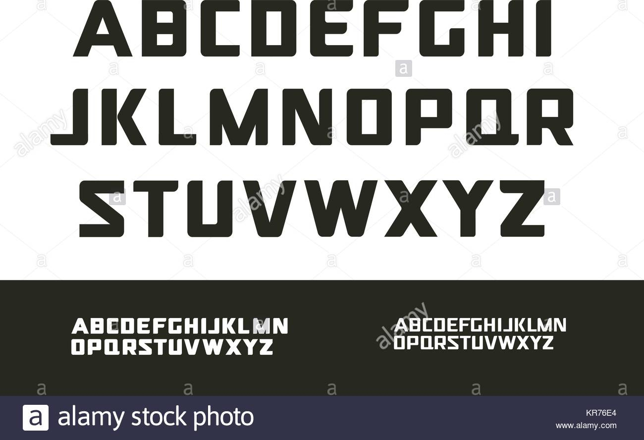 Alphabet Majuscule Numérique. Technologie Futuriste Font intérieur Modele Alphabet Majuscule