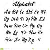 Alphabet Minuscule Et Majuscule De Calligraphie Écrit Par tout Alphabet Majuscule Et Minuscule