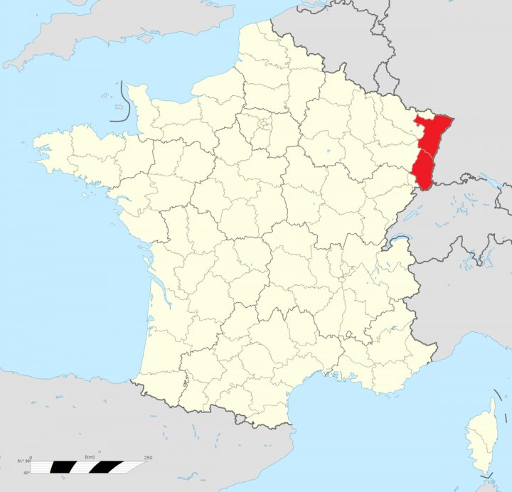 Alsace — Wikipédia pour Carte De France Avec Les Départements