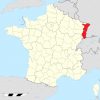 Alsace — Wikipédia tout Carte France Avec Departement