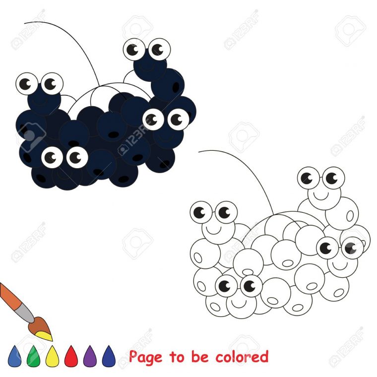 Amour Drôle À Colorier. Livre De Coloriage Pour Éduquer Les Enfants.  Apprendre Les Couleurs Jeu Éducatif Visuel. Jeu Facile Pour Les Enfants Et intérieur Jeux Apprendre Les Couleurs