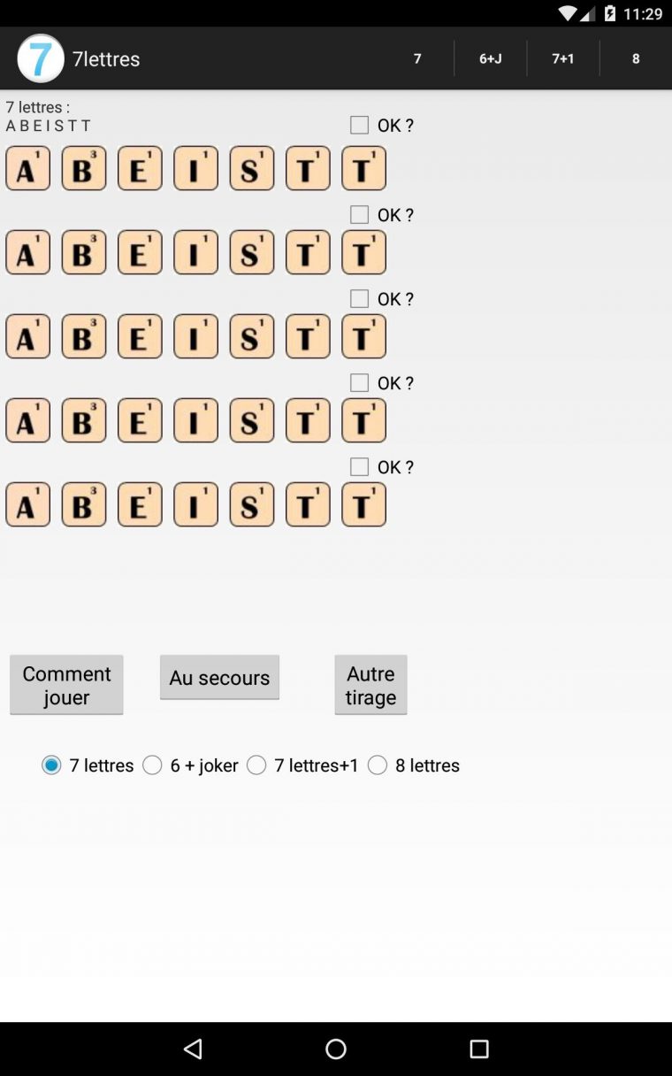 Anagrammes 7 Lettres For Android – Apk Download dedans Jeux Anagramme Gratuit A Telecharger