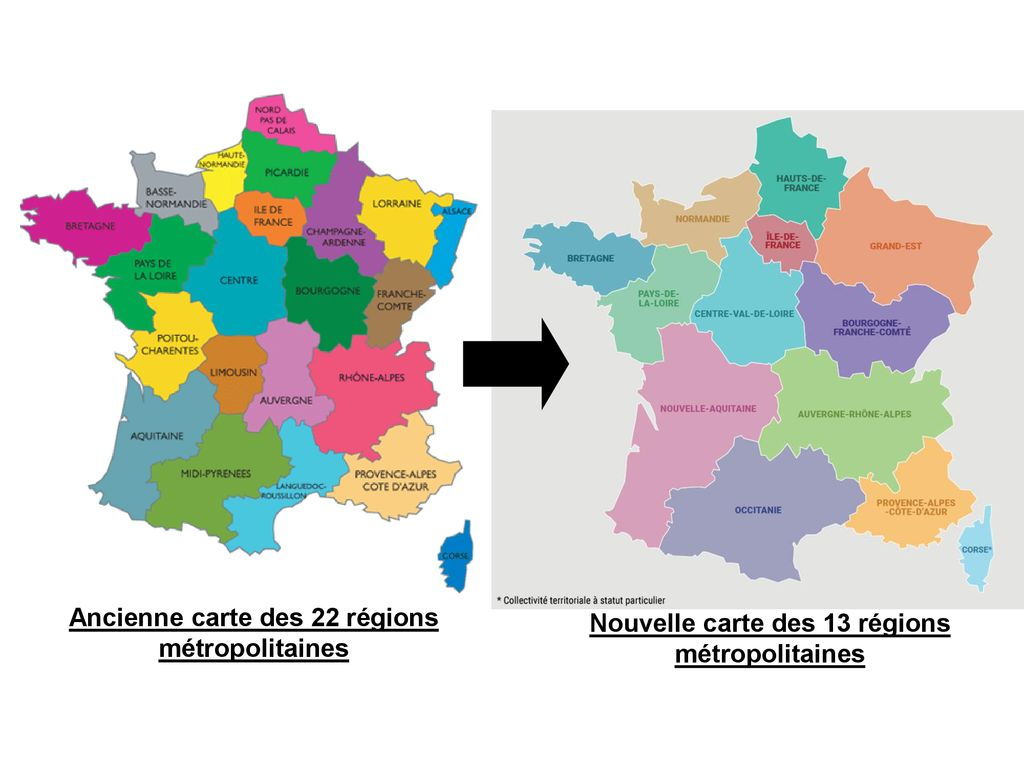 Ancienne Carte Des 22 Régions Métropolitaines - Ppt Télécharger avec Carte Des 13 Régions 