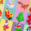 Android Için Christmas 3D Color By Number - Voxel, Pixel Art serapportantà Pixel Art De Noël