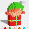 Android Için Christmas 3D Color By Number - Voxel, Pixel Art serapportantà Pixel Art De Noël