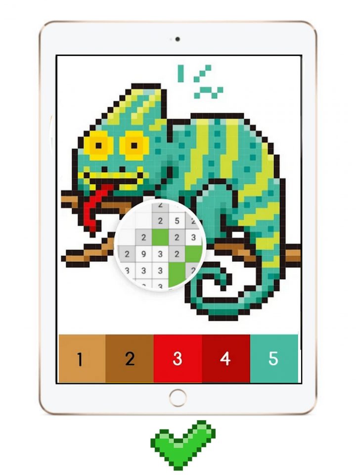 Android Için Pixi Color : Pixel Art Coloring Book By Number tout Pixel A Colorier