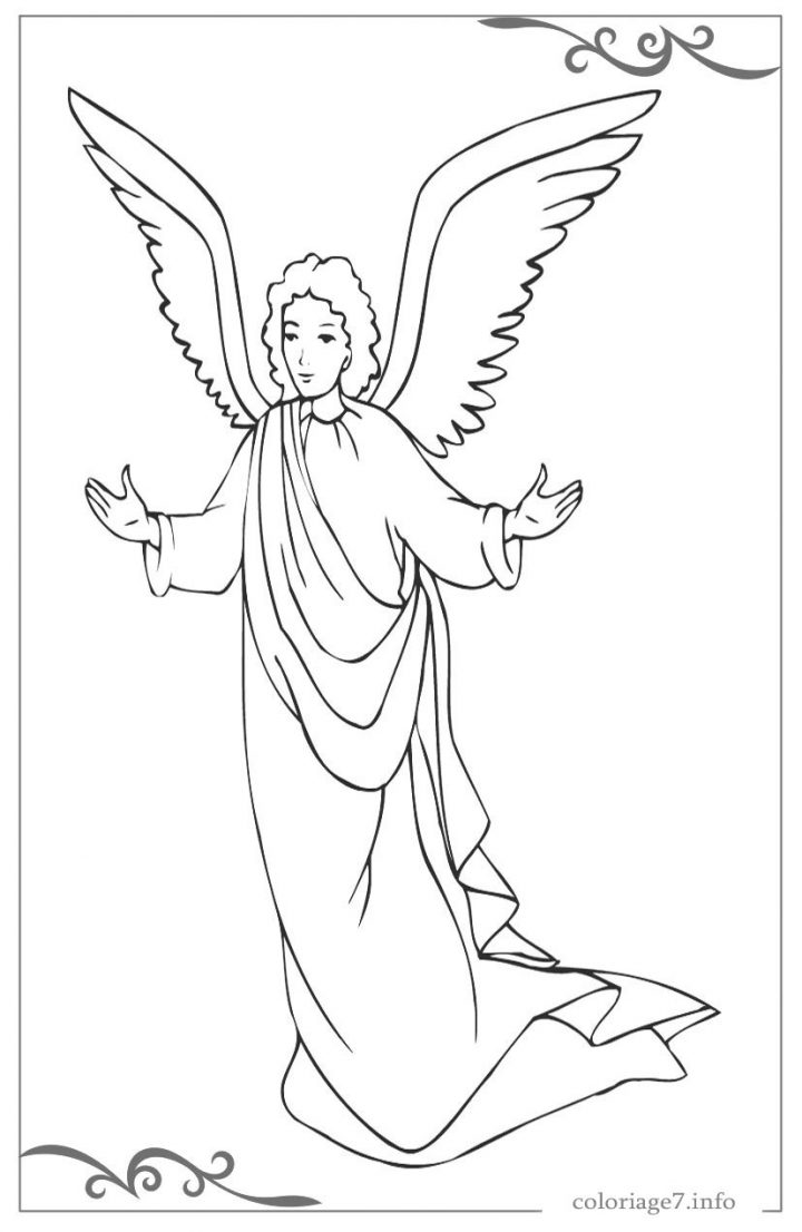 Anges Coloriage En Ligne Gratuit Pour Garcon serapportantà Ange A Colorier