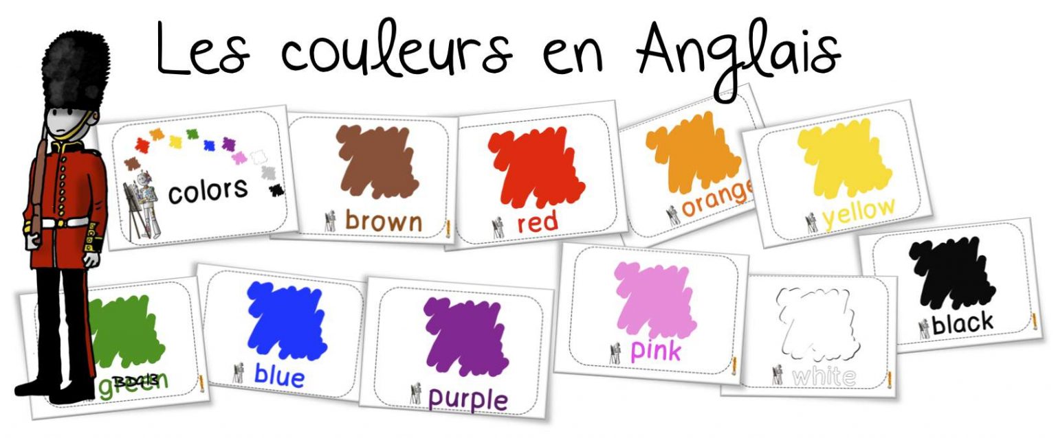 Anglais  Les Couleurs  Bout De Gomme tout Apprendre Les Couleurs En