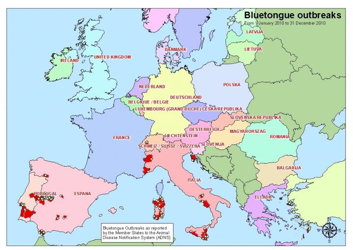 Animal Disease Notification System (Adns) | Food Safety avec Carte De L Europe 2017