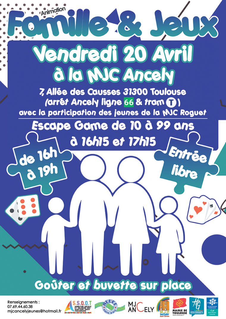 Animation Familles Et Jeux Le 20 Avril À La Mjc Ancely – Mjc avec Jeux En Ligne 2 Ans