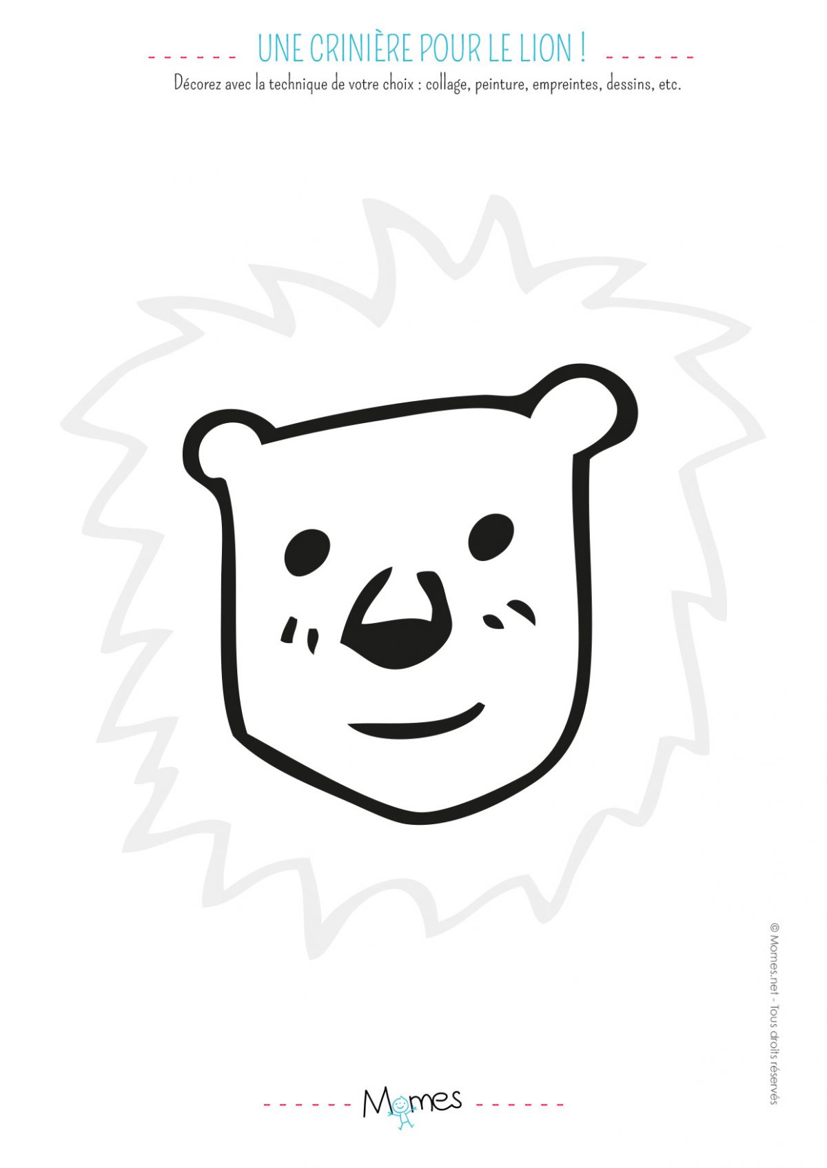 Animaux À Décorer Momes destiné Découpage Collage Maternelle À