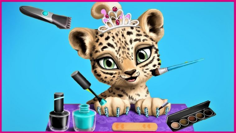 Animaux De La Jungle Salon De Coiffure ! – Jungle Animal Hair Salon Android  Gameplay – Jeux Tv avec Jeux De Girafe Gratuit