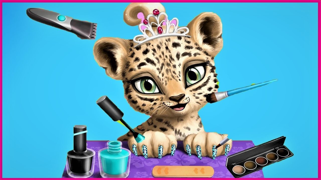 Animaux De La Jungle Salon De Coiffure ! - Jungle Animal Hair Salon Android  Gameplay - Jeux Tv avec Jeux De Girafe Gratuit