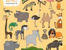 Animaux D'illustration Tirée Par La Main De L'afrique destiné Les Animaux De L Afrique