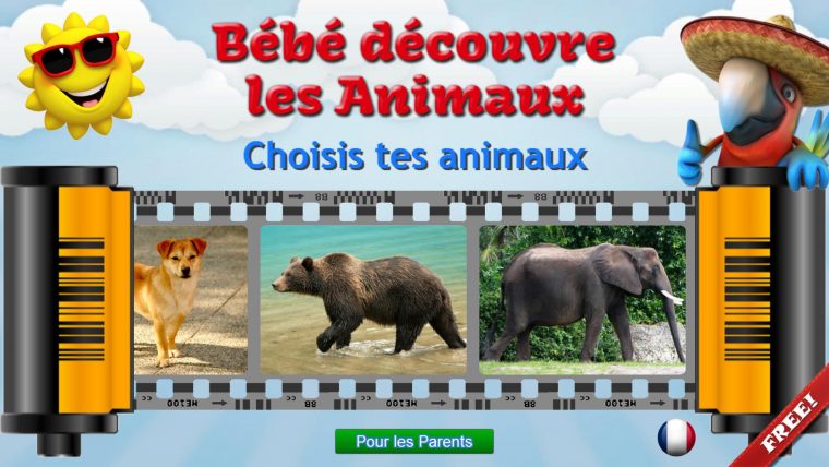 Animaux Pour Les Enfants, Jeux Bébé Gratuit Pour Android à Jeux Pour Bebe Gratuit