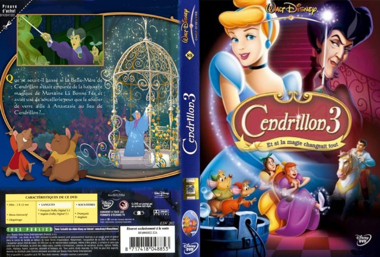 Anime Covers : Chaqueta De Cendrillon 3 : Et Si La Magie intérieur Cendrillon 3 Disney