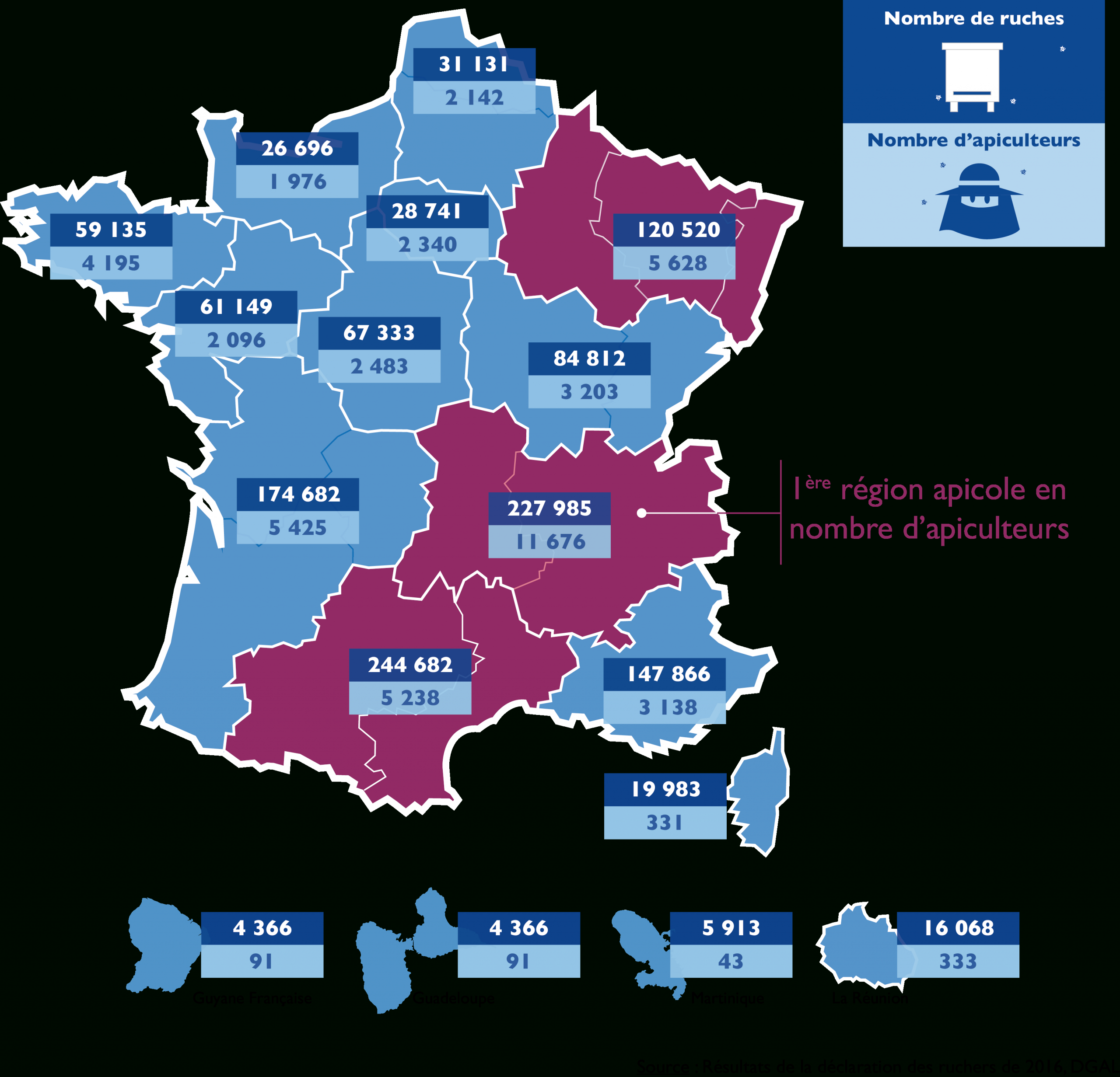 Appnp - Apiculteurs Professionnels En Pays Du Nord-Picardie tout Carte Des Régions De France 2016