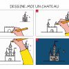 Apprendre À Dessiner Un Château En 3 Étapes à Chateau Princesse Dessin