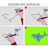 Apprendre À Dessiner Un Requin En 3 Étapes avec Coloriage Requin Blanc Imprimer