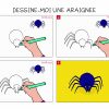Apprendre À Dessiner Une Araignée En 3 Étapes dedans Dessiner Une Araignee