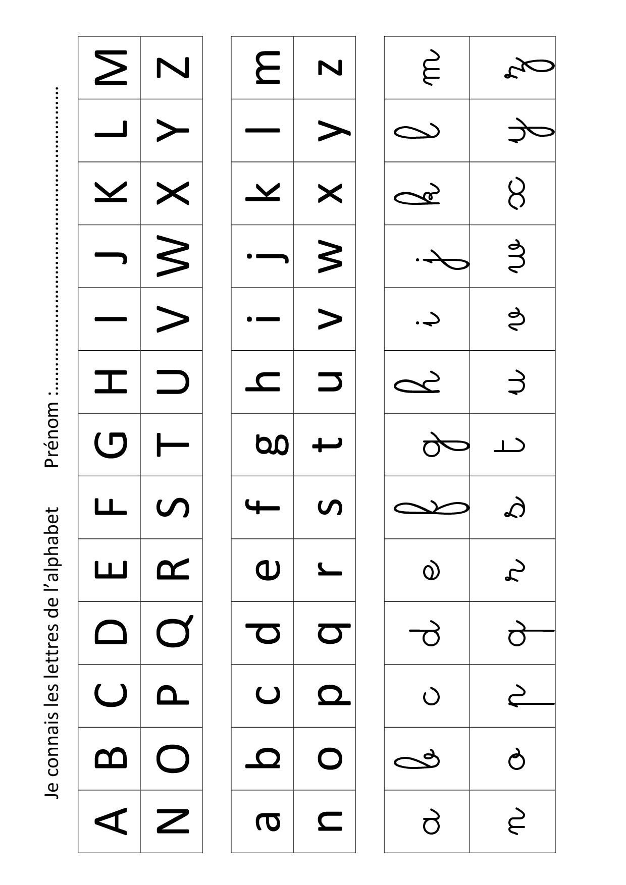 Apprendre À Écrire Les Lettres De L Alphabet à Apprendre A Ecrire L Alphabet