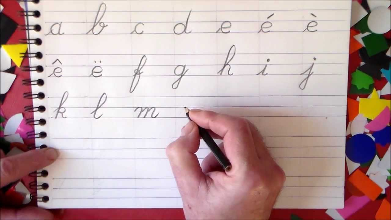 Apprendre À Lire Lettres Alphabet Français Et Écrire En Maternelle Et Au Cp à Ecrire L Alphabet 