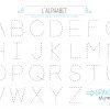 Apprendre À Tracer Les Lettres De L'alphabet En Majuscule encequiconcerne Alphabet Français Écriture
