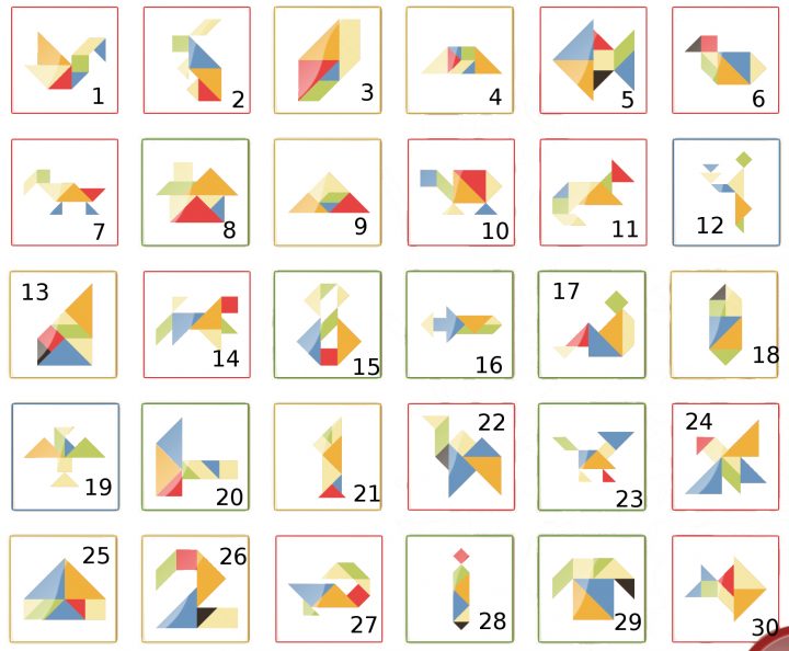 Apprendre Avec Maman: Tangram concernant Tangram Modèles Et Solutions