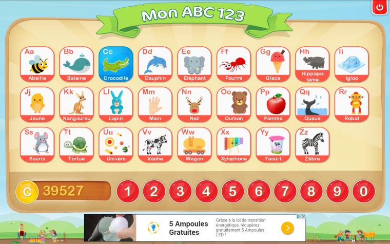 Apprendre L'alphabet Et Chiffres Français Gratuit Pour destiné Jeux Pour Apprendre L Alphabet