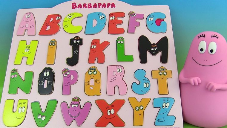 Apprendre L'alphabet Français Avec Barbapapa Jouet D'encastrement Learn  French Abcs intérieur Jeux Pour Apprendre L Alphabet