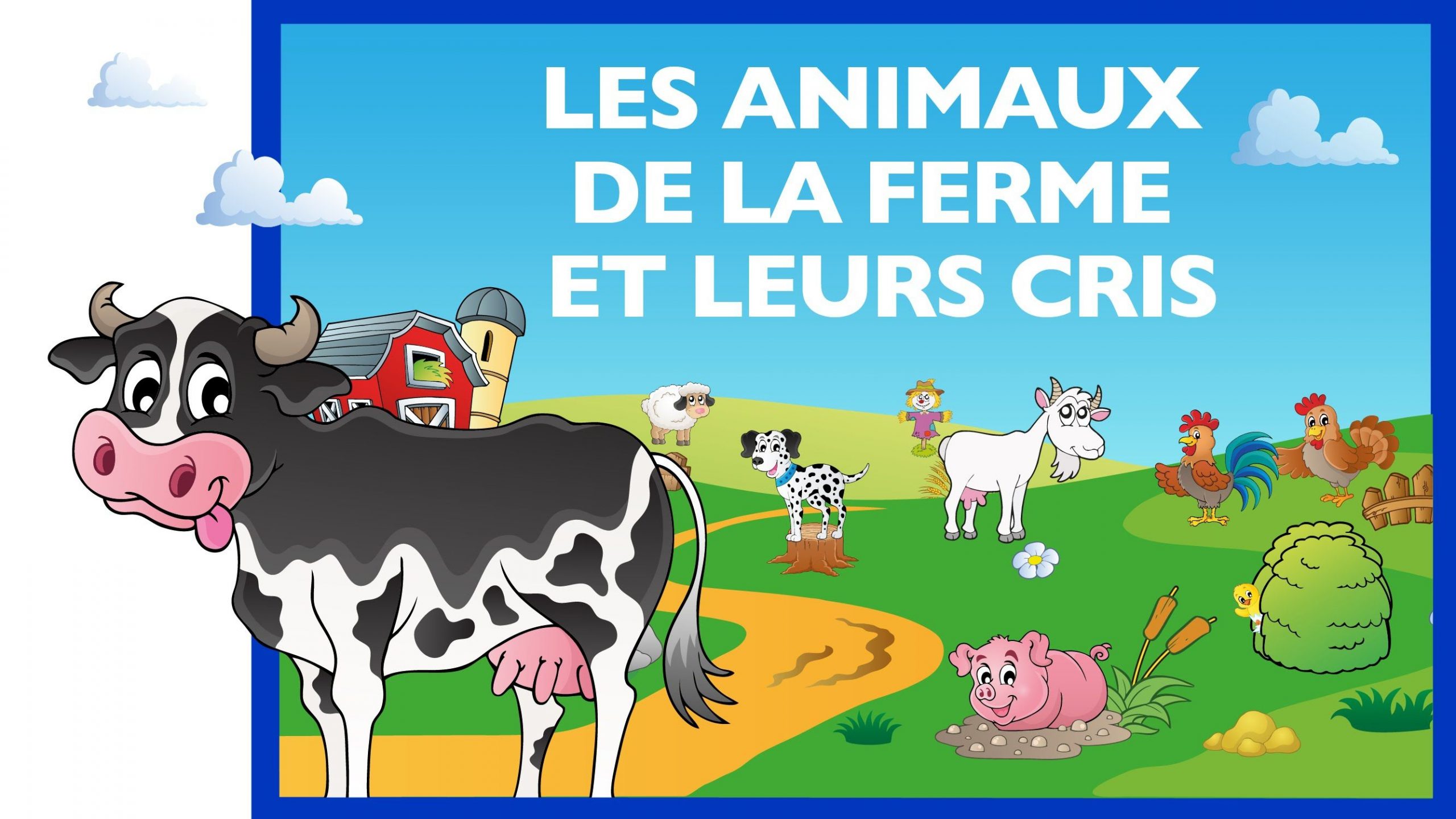 Apprendre Les Animaux De La Ferme Et Leurs Cris (Fr) - Jeu pour Apprendre Les Animaux Jeux Éducatifs