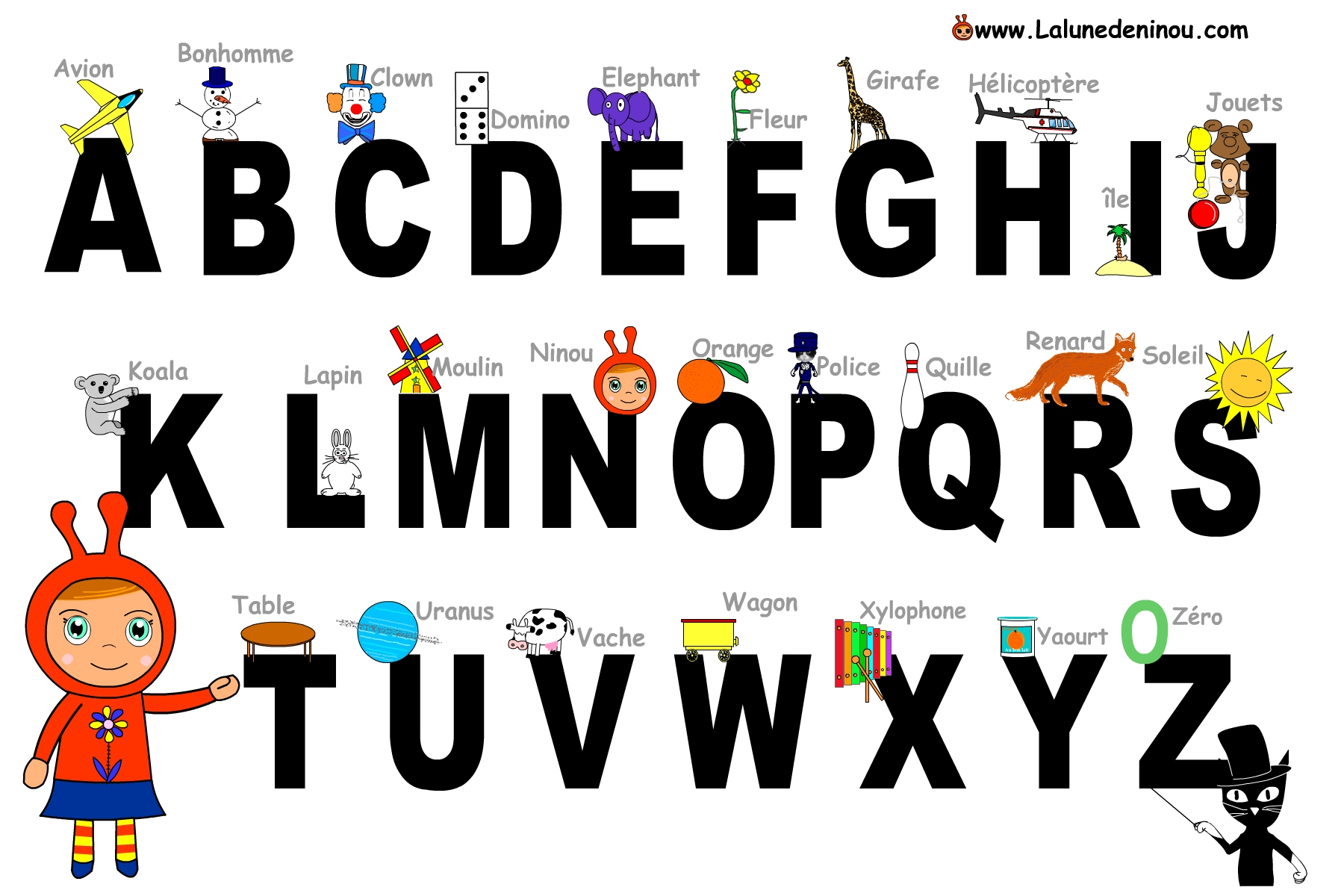Apprendre Les Lettres De L'alphabet - Jeux Pour Enfants Sur avec Alphabet Français À Imprimer