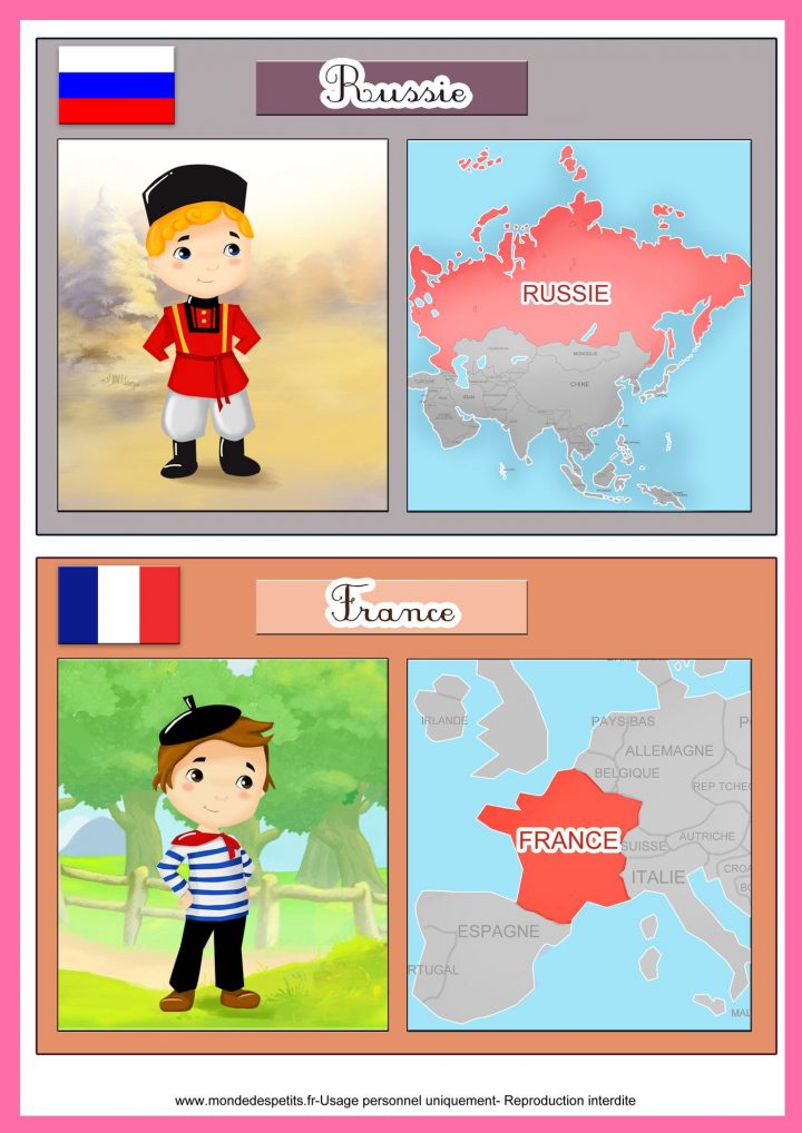 Apprendre Les Pays Du Monde Aux Enfants | Pays Du Monde concernant Drapeaux Européens À Imprimer