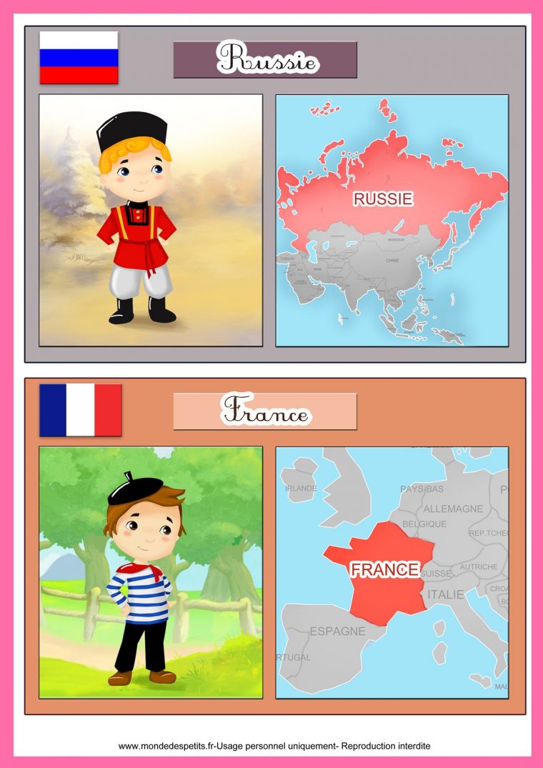 Apprendre Les Pays Du Monde Aux Enfants | Pays Du Monde tout Apprendre Pays Europe