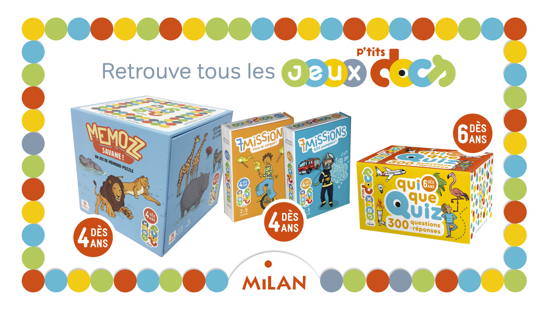 Apprends En Jouant Avec Les Jeux P&amp;#039;tits Docs ! - Editions Milan serapportantà Jeux De Savane 