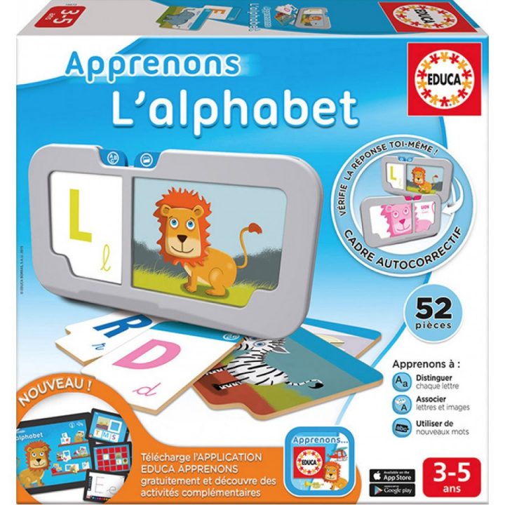 Apprenons L'alphabet, Educa, Jeux, Apprentissage, Éducatif à Jeu Educatif 4 Ans