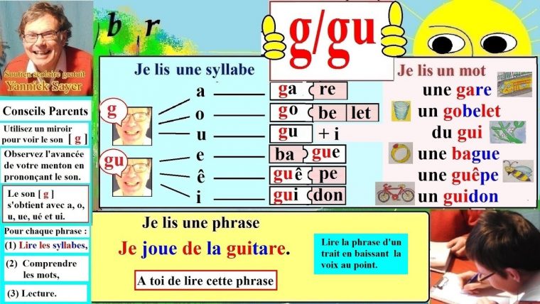 Apprentissage De La Lecture Maternelle Cp En Français : Alphabet # G, Gu  (19) encequiconcerne Exercice Pour Apprendre L Alphabet En Maternelle