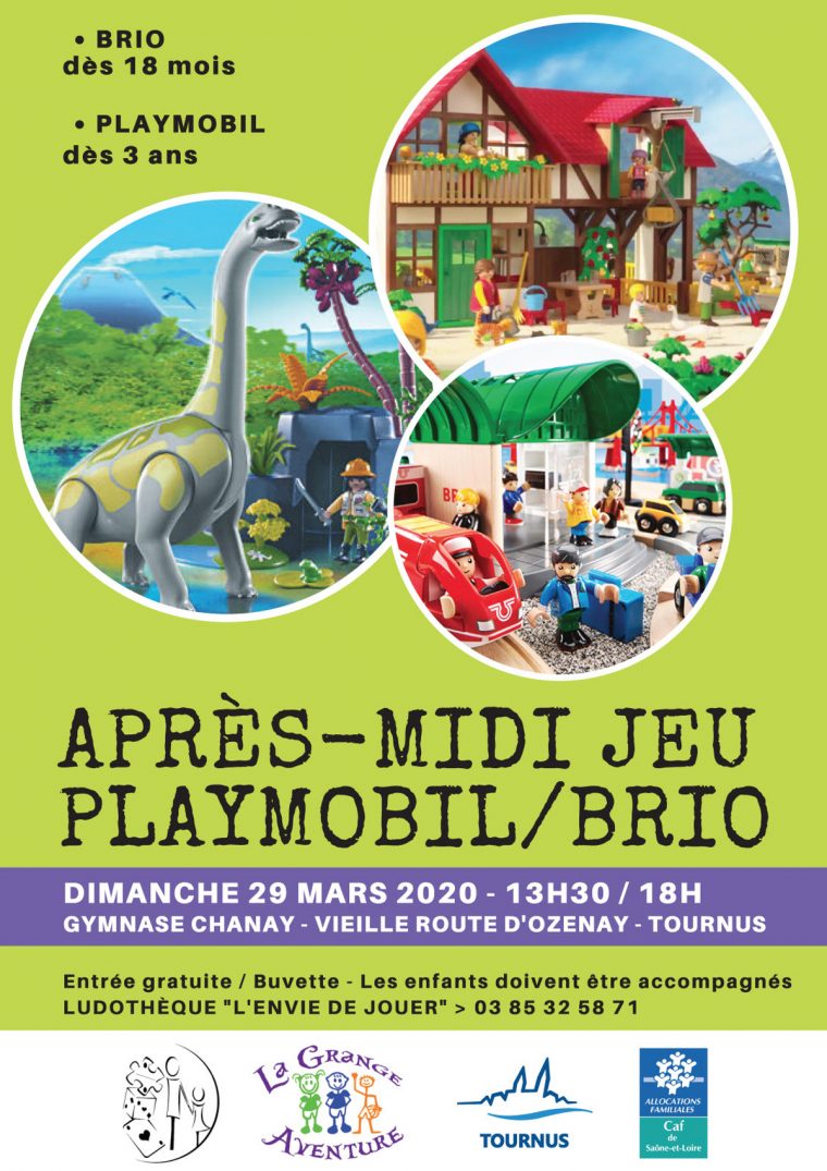 Apres Midi Jeu Playmobil/brio : Jeu, Concours A Tournus à Jeux Enfant 3 Ans Gratuit