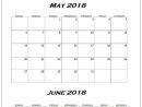 April To June 2018 Quarterly Calendar | Quarterly Calendar destiné Planning Annuel 2018