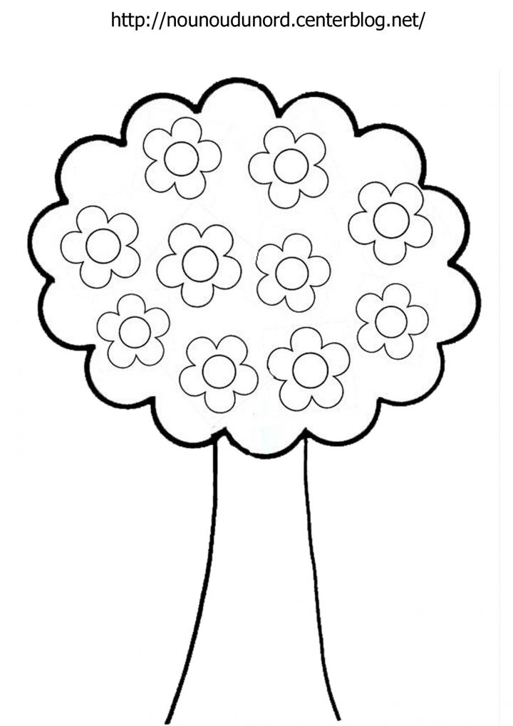 Arbre #15 (Nature) – Coloriages À Imprimer avec Dessin De Feuille D Arbre À Imprimer